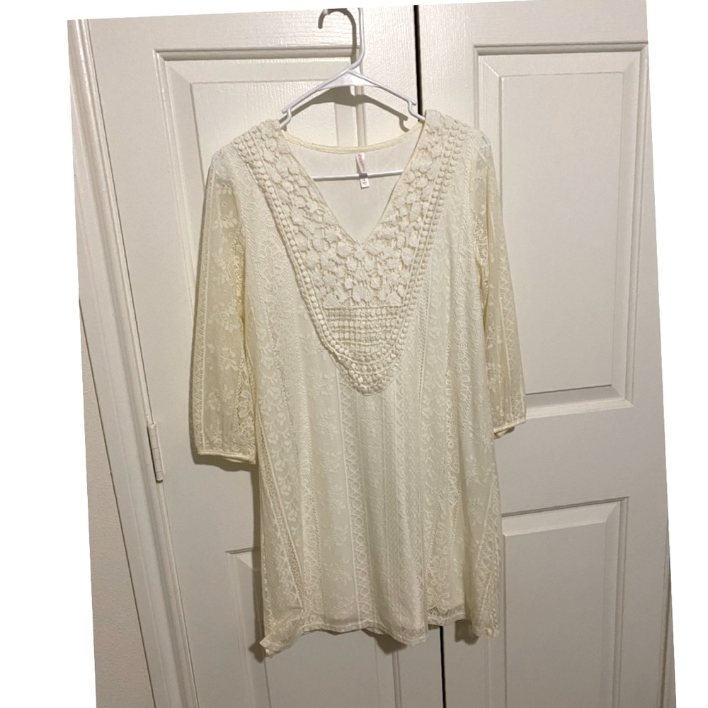 Cream dress